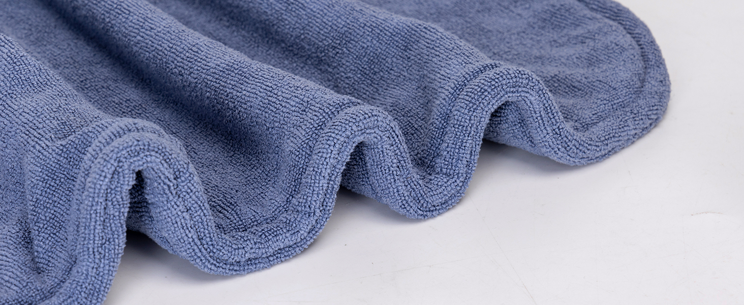 Рушник для собак та котів Nobleza з мікрофібри, швидковисихаючий, надзвичайно поглинаючий, 5 розмірів, блакитний (S)