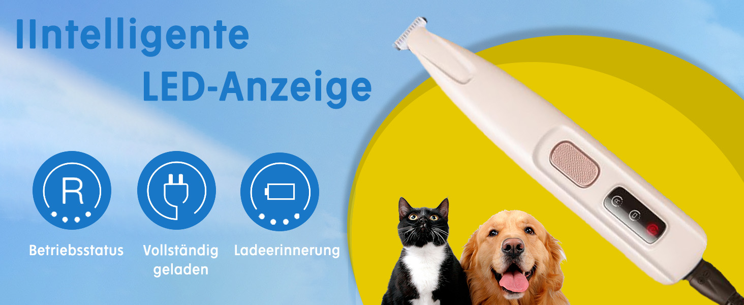 Триммер для собак Paw Trim Pro: безшумний догляд за подушечками лап з LED-підсвічуванням