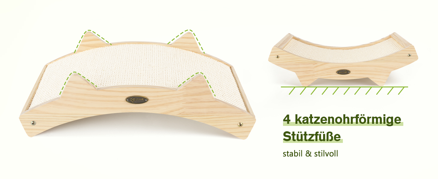 Pecute Комплект з 2 картонних когтеточок для котів, двосторонні, з якісного картону, стійкі, для догляду за кігтями та захисту меблів (38.5 x 20.5 см), Classic (2 шт.) (Покращена версія з сизалю)