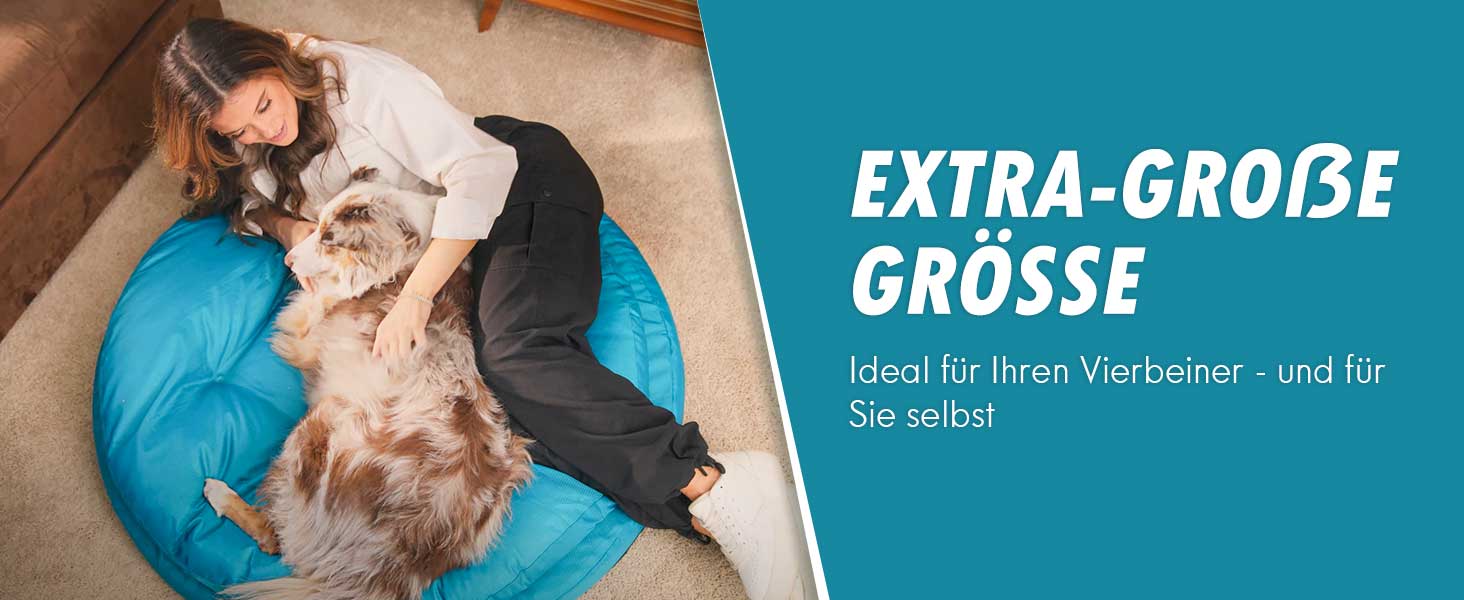 Ортопедичне собаче ліжко CevaHome, кругле, водонепроникне, з неслизьким покриттям, XL, оливково-зелене