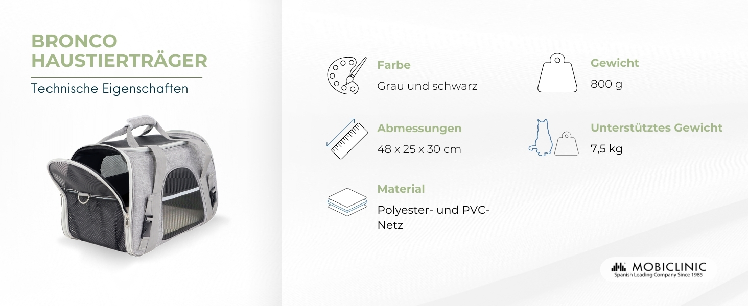 Рюкзак-переноска для котів та собак Mobiclinic® Pets, складаний, з вентиляцією, з підсібником та сумкою, багатофункціональний, регульований, 37x29x37x5 см