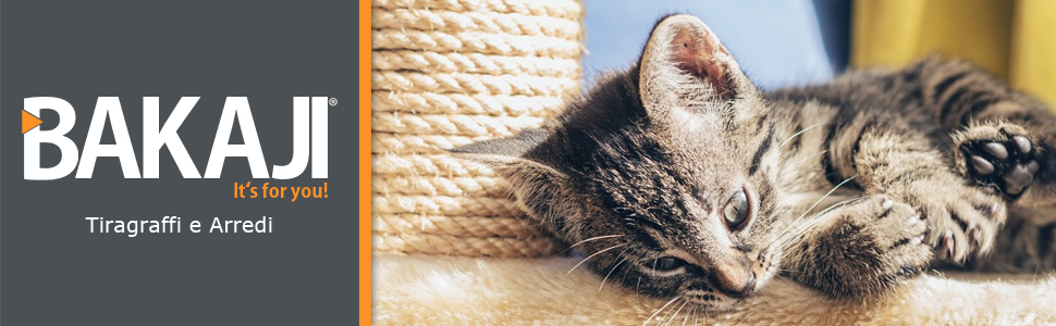 Кігтеточка BAKAJI Cat, 144 см, синя
