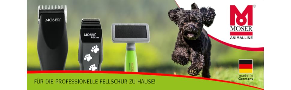 Професійна машинка для стрижки тварин Moser Rex 1230 для середніх собак (стара версія)