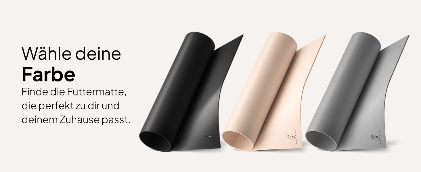 Підкладка під миску для кота Pretty PAW® 60x40 см - неслизька та водовідштовхувальна | Аксесуар для фонтанчика та миски Pretty Paw | Захист підлоги від бруду та води (Білий, Extra Wide)