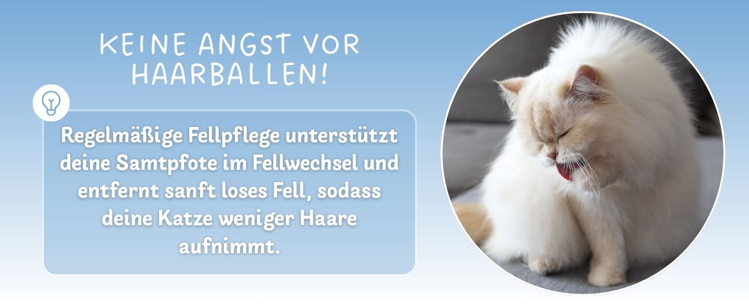 Бурштук для котів BluePet для догляду за підшерстям, вичісування та розплутування шерсті. Підходить для котів з довгою шерстю.