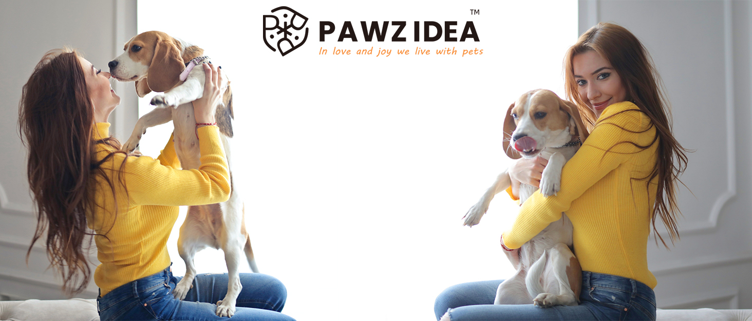 PAWZIDEA Візок для собак 4-в-1, переноска для котів, чорний. Візок для тварин до 33 кг, швидко складається, з капюшоном Easy-Lock