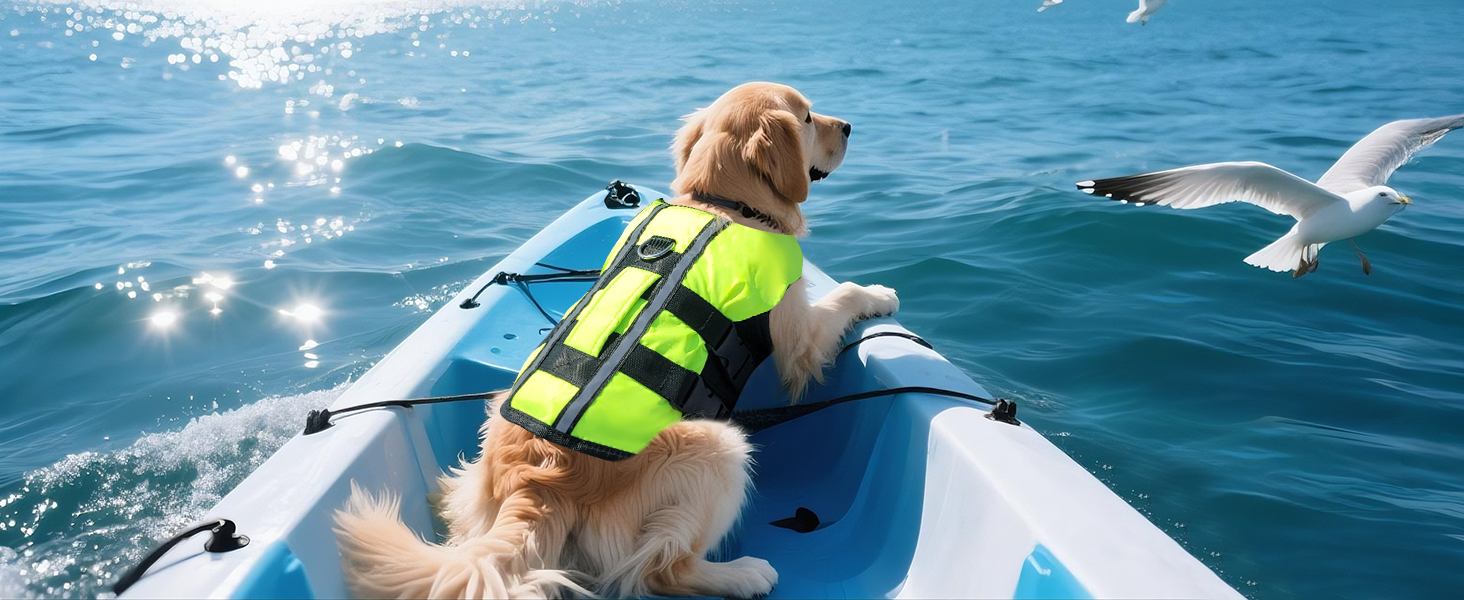 Рятувальний жилет для собак NAMSAN - надувний, для малих, середніх та великих собак, зелений (M)