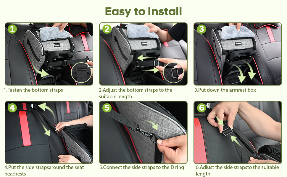 Автокрісло для собак Petzauber – зручне та безпечне автокрісло для маленьких та середніх собак, сірого кольору