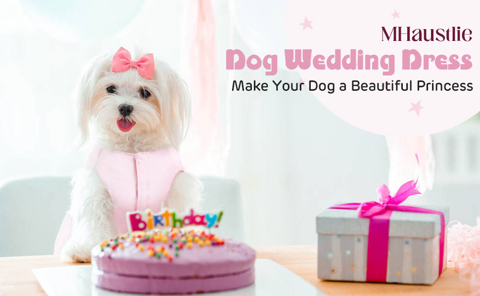 Сукня для собак на весілля: розкішний собачий балетний костюм принцеси, літня сукня для цуценят, сукня для собак на весілля з бантиком, для маленьких дівчаток (XS, Рожевий)