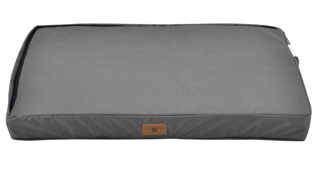 Ортопедичне ліжко для собаки Juskys Milow 112x81см, сіре