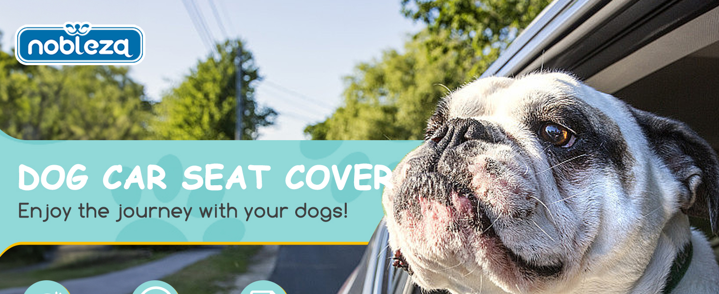 Чохли на сидіння для собак Nobleza: водонепроникні, зносостійкі, універсальні, 140x110 см (Сірий)