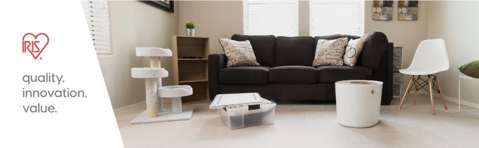 Клітка для собак IRIS, чорна, з дроту