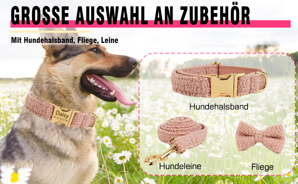 Персоналізоване собаче нашийник з металевою застібкою, нашийник з іменем та номером телефону, регульовані розміри для великих та середніх собак