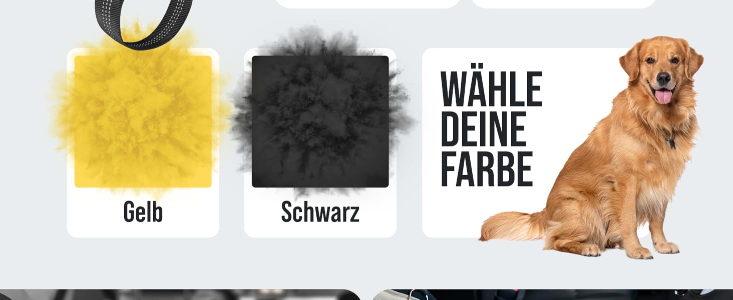 Автогурт для собак 'Argo' – регульований безпечний ремінь з амортизацією та ISOFIX, підходить для всіх порід (Чорний, S, 35-45 см)