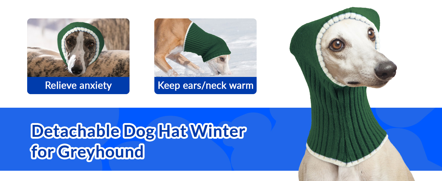 Зимний пуловер для породистих собак (Грейхаунд, Лурчер) - теплий, м'який, армійного кольору (M)