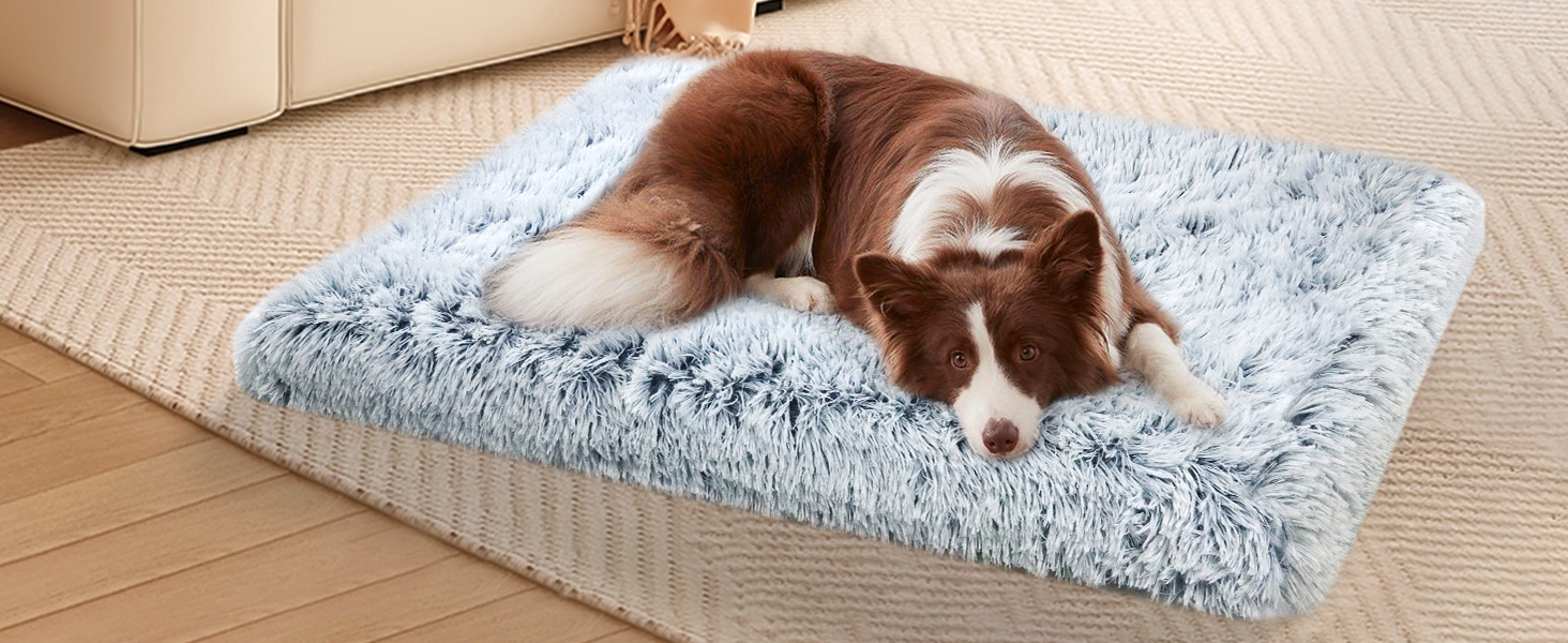 М'яке ортопедичне ліжко для собак DONWEI, 75x50x6 см, сірого кольору, знімний чохол, неслизьке, для клітки