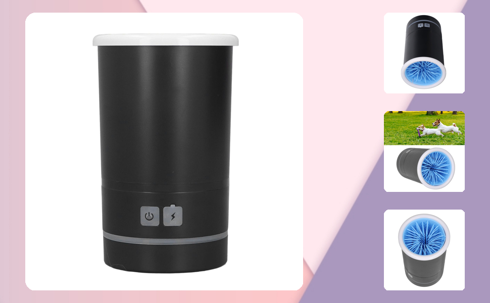 Автоматичний мийка лап для собак: USB-зарядка, м'які щітки, портативна для малих та середніх порід