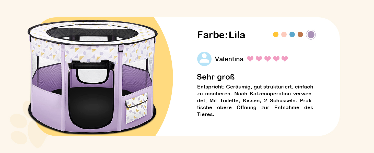 Портативний вольєр для цуценят та котів ALLSOPETS, XXL, для дому, вулиці, подорожей, з сумкою