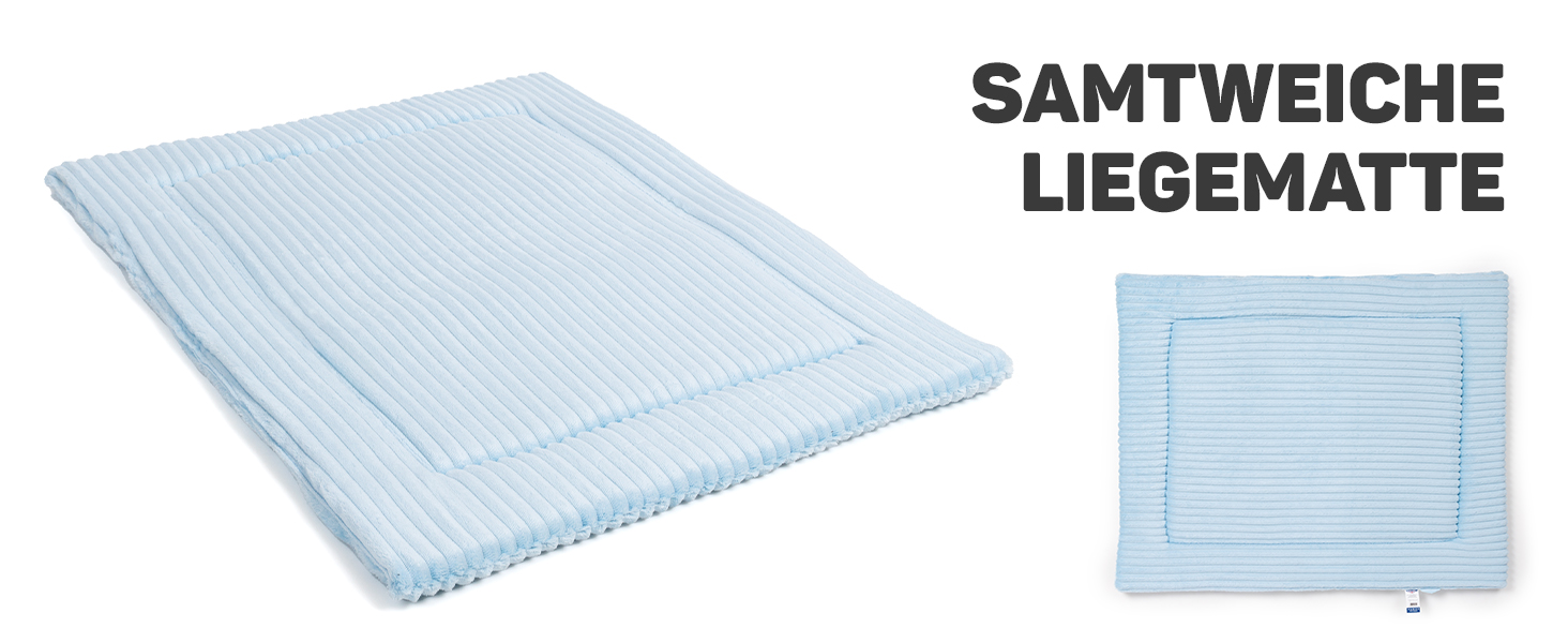 Килимок для собак Wallace & Jones Cardi, XXL, 130x90 см, бежевий, з м'якого корду