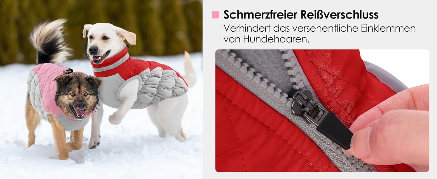 Водонепроникна куртка для собак AOFITEE, теплий зимовий одяг для маленьких собак, з отвором для шлейки, флісова куртка з коміром, світловідбиваюча, сіра, розмір S