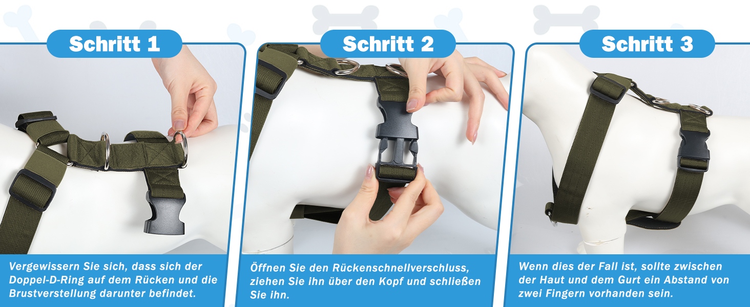 Шлейка для собак FeimaX великих порід, тактична, не тягне, дихаюча, зручна, зелена (L)