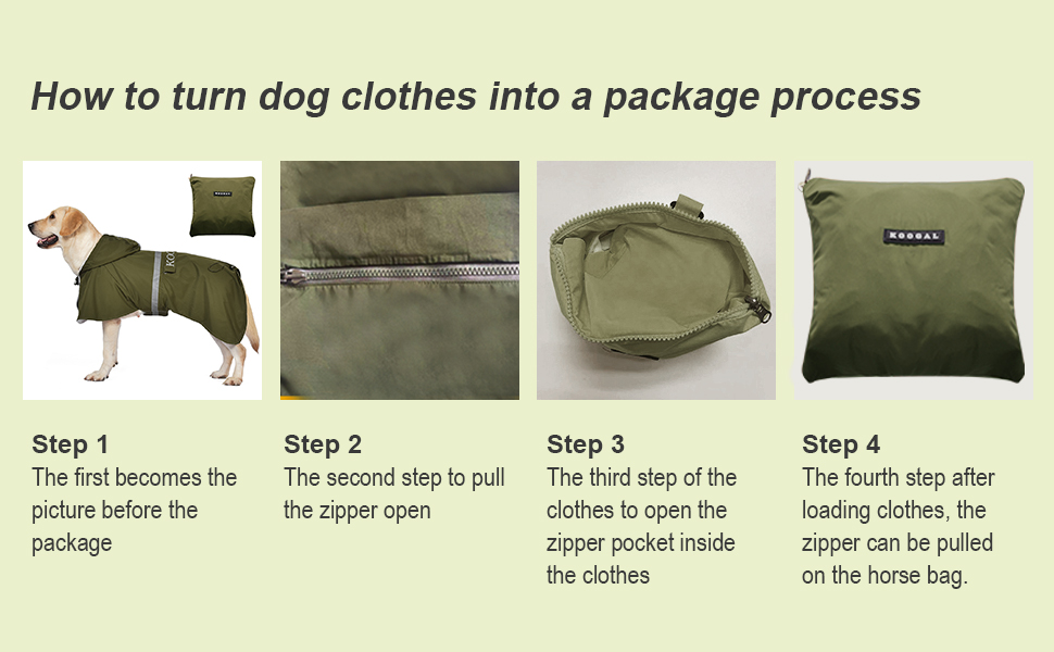 Водонепроникний дощовик для великих собак, зелений, розмір 6XL