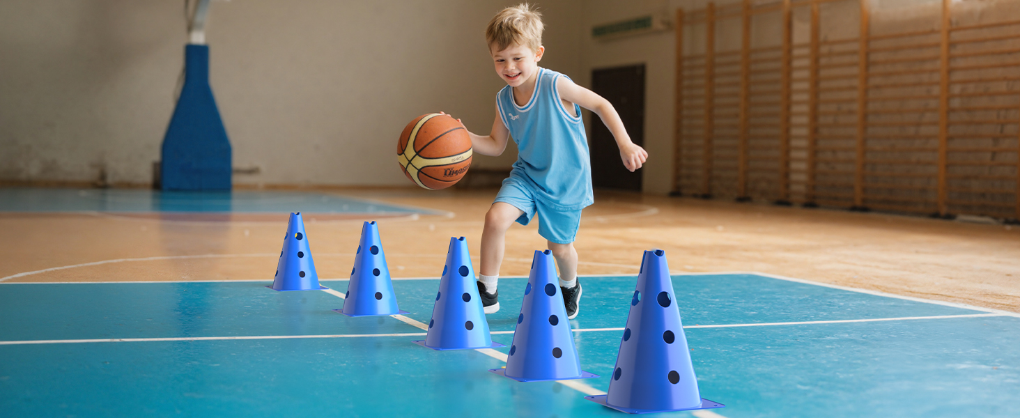 Набір фігур для аджиліті для собак, 12 кілків, 18 стійок, футбольне тренувальне обладнання, сумка в комплекті