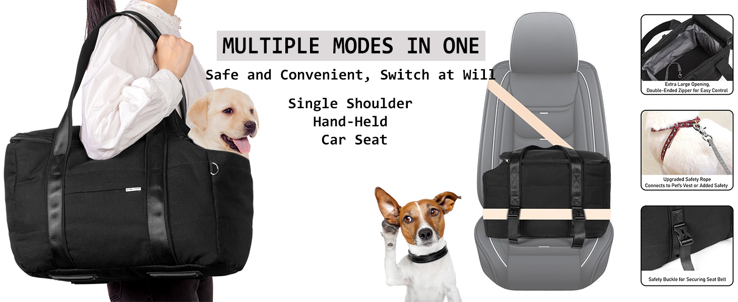 Автомобільний лежак для собак на заднє сидіння, переноска для тварин, миється, портативна переноска для собак та котів середніх та малих порід, подорожі на авто, піші прогулянки