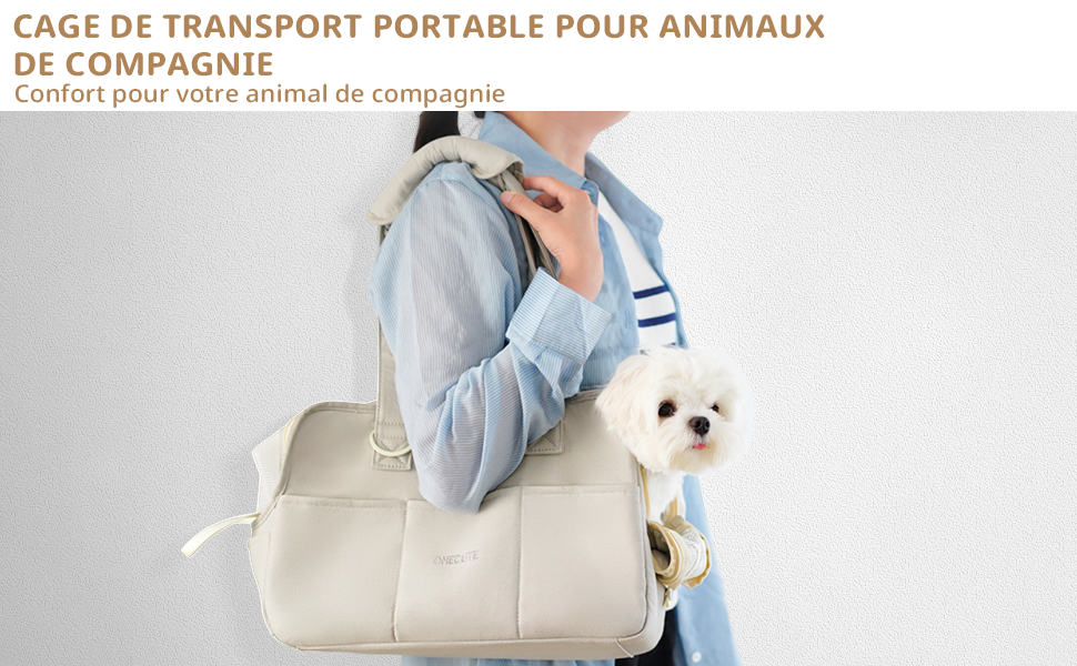 Сумка-переноска для котів, собак, цуценят, дихаюча та складана, для подорожей, на плече, ручна сумка для маленьких тварин, вантажопідйомність до 3 кг (маленька, бежева)