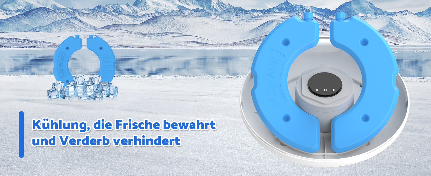 Автоматичний годівник для котів з вологим кормом, 6 прийомів, з таймером та WiFi, для сухого та вологого корму