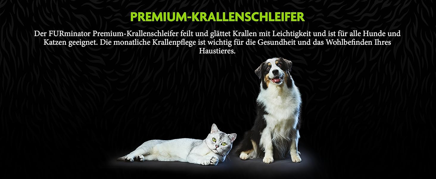 Шліфувальник кігтів для собак та котів Furminator - бездротовий, з LED-підсвіткою та 2 швидкостями