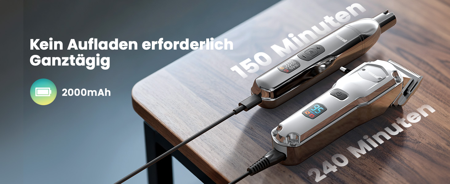 Машинка для стрижки собак Oneisall 4-в-1: стрижка, триммінг, шліфування кігтів. Підходить для собак та котів, тиха, професійна, 4 години роботи від акумулятора