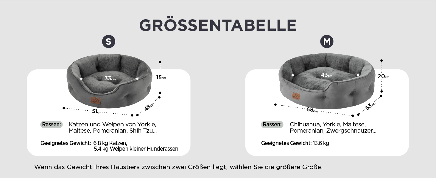 Ліжко для котів BEDSURE, рожеве, 51x48x15 см - м'яке, миється, для котів та маленьких собак