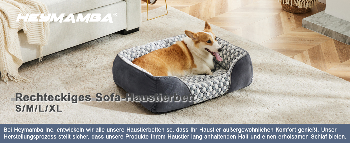 М'яке ліжко для собак великих порід з візерунком у крапку, фланелеве, антистресове, 90x65x23 см, сіро-блакитне