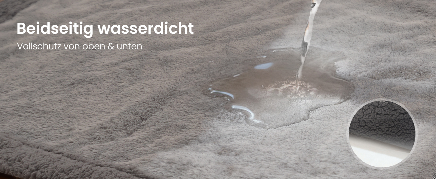 Водонепроникний плед для собак Mora Pets, Extra Dick & Super Warm, 203x152 см, сірий