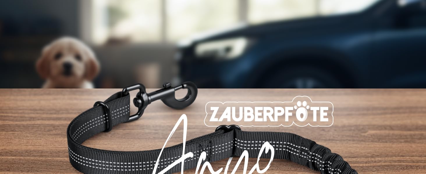 Автогурт для собак 'Argo' – регульований безпечний ремінь з амортизацією та ISOFIX, підходить для всіх порід (Чорний, S, 35-45 см)