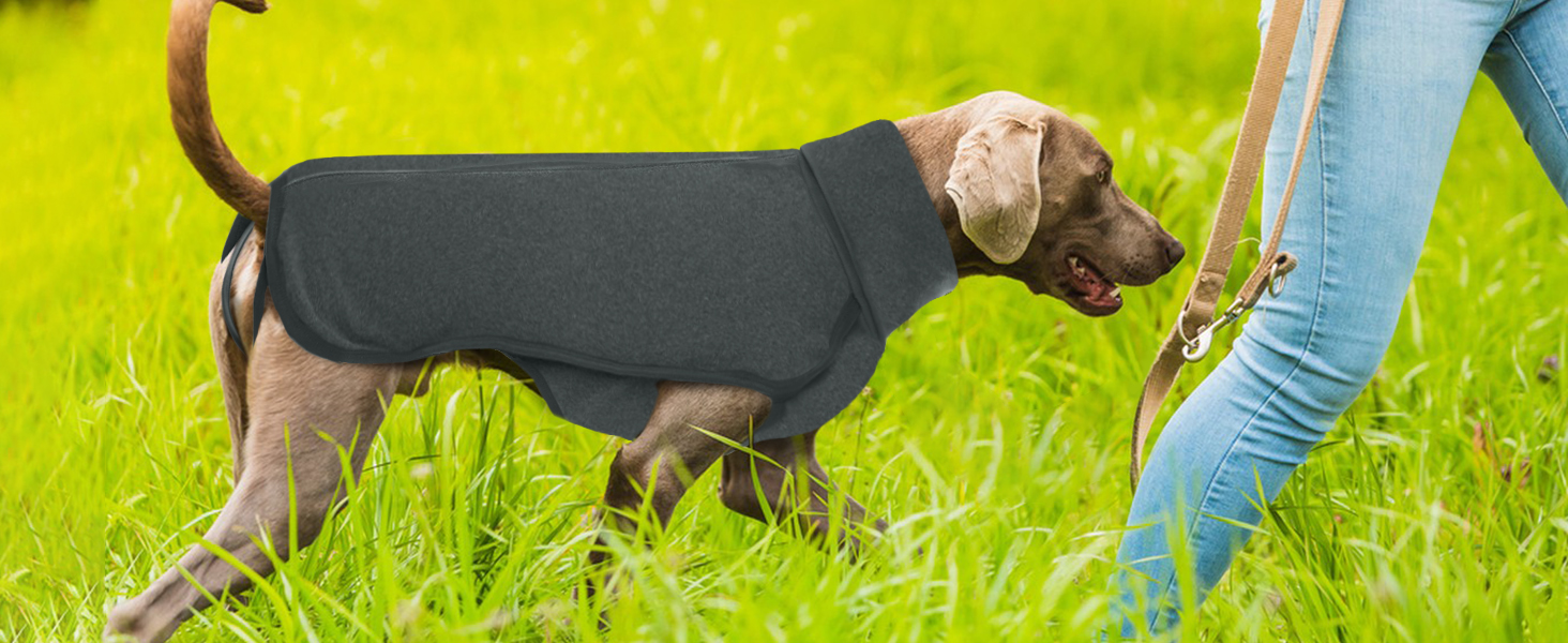 Теплий пуловер для собак, флісовий халат, зимовий халат для собак, пуловер для маленьких, середніх та великих собак - бордовий (S)