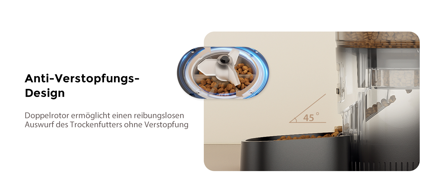 Автомат годівлі для котів та собак IMIPAW з Wi-Fi, 3L, чорний | Програмований диспенсер корму з APP-керуванням, 5G/2.4G, 1-10 прийомів на день