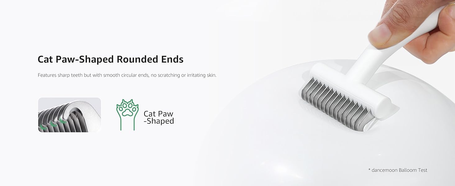 PawRake - щітка для котів та собак на період линьки, для середньої та довгої шерсті, делікатна до шкіри, легка