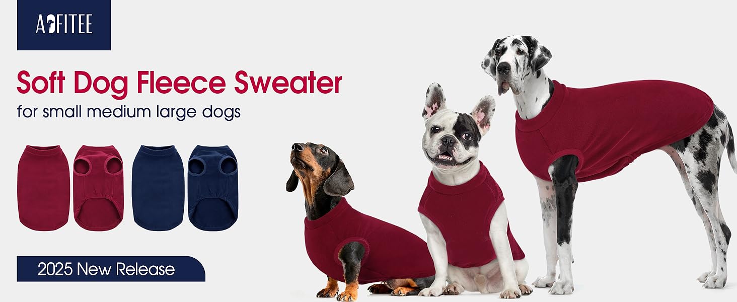 Теплий зимовий пуловер для собак AOFITEE, для такс та малих порід, флісова жилетка, блакитний колір, розмір XS