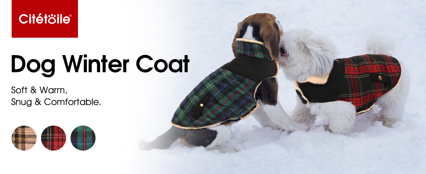 Теплий зимовий одяг для собак: флісовий зимовий одяг, куртка для маленьких, середніх та великих собак. Тепла куртка-пуловер для собак з отвором для повідка, підходить для активного відпочинку в приміщенні та на вулиці. Колір: бежевий, візерунок: в клітинку, розмір: L.