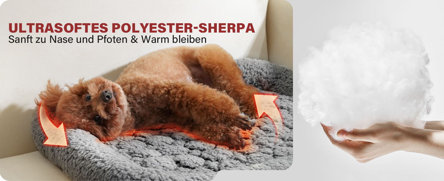 Самогріюча котяча лежанка Mora Pets: тепла, м'яка, 52x58 см, сіра