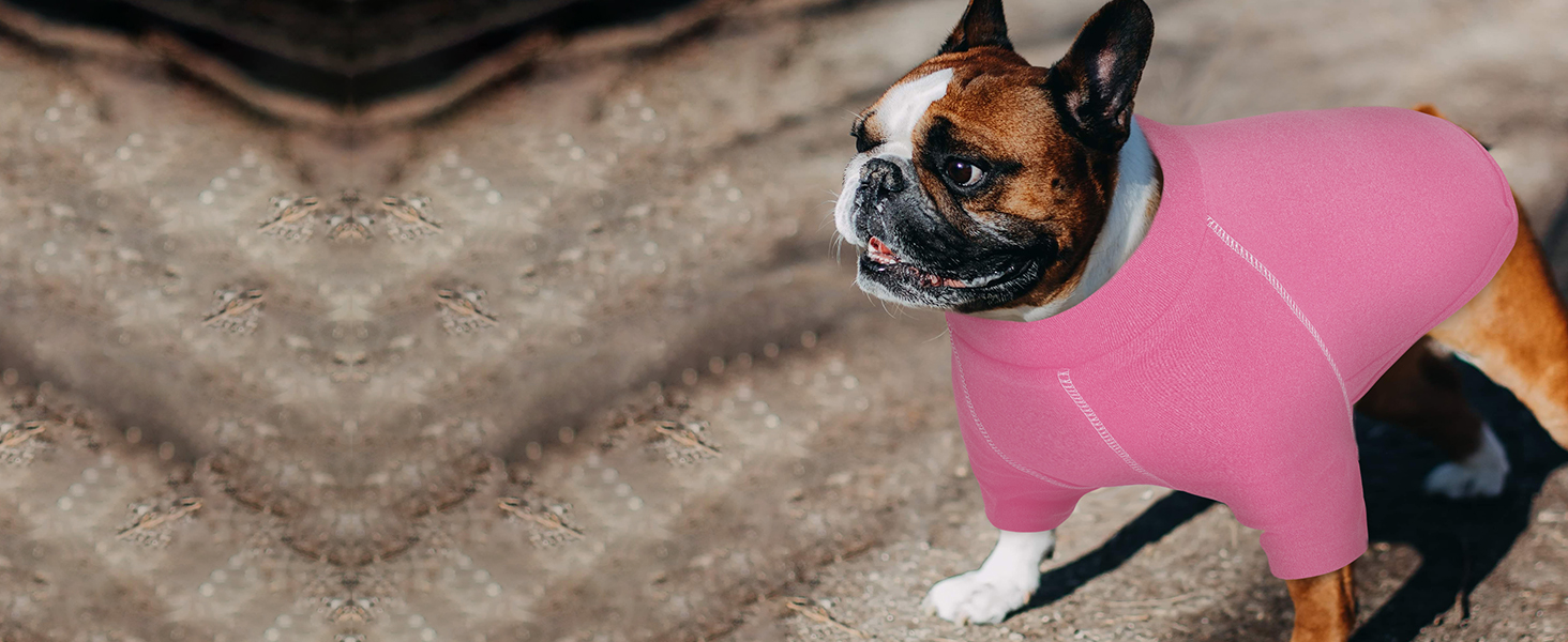 Теплий пуловер для собак IECOii з флісу, рожевий, 5XL (обхват грудей 93 см)