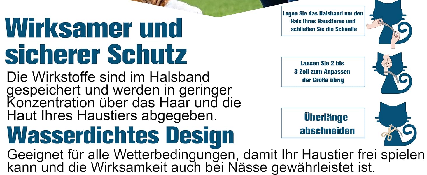 Захисний нашийник від бліх та кліщів для котів Advanllent, від 12 тижнів