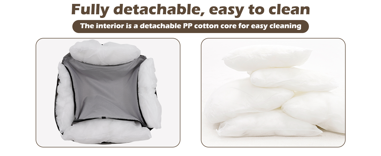 Автомобільний лежак для собак, знімний та миючий, неслизький, для маленьких та середніх собак, з ременями безпеки та бічними кишенями, підходить для будь-якого авто