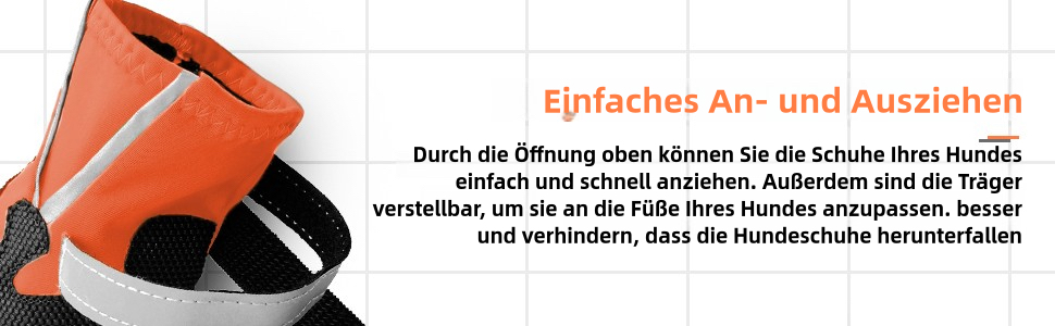 Водонепроникні чоботи для собак, 4 шт. Антиковзаючі собачі чоботи з неслизькою підошвою та світловідбиваючим кріпленням, для маленьких, середніх та великих собак (XL, Помаранчеві)