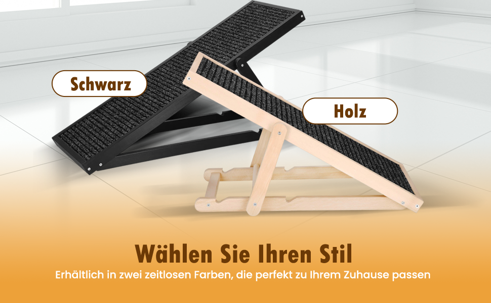 Дерев'яна рамка для собак, регульована висота, чорний колір, 78 см. Ідеально для маленьких собак.
