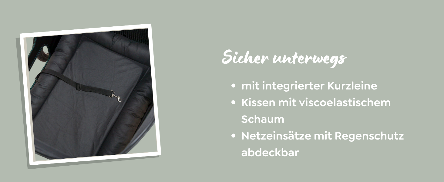 Причіп для собак Trixie на велосипеді, 16.1 x 21.3 x 24.4 дюймів, до 25 кг – підвісна конструкція, великі двері