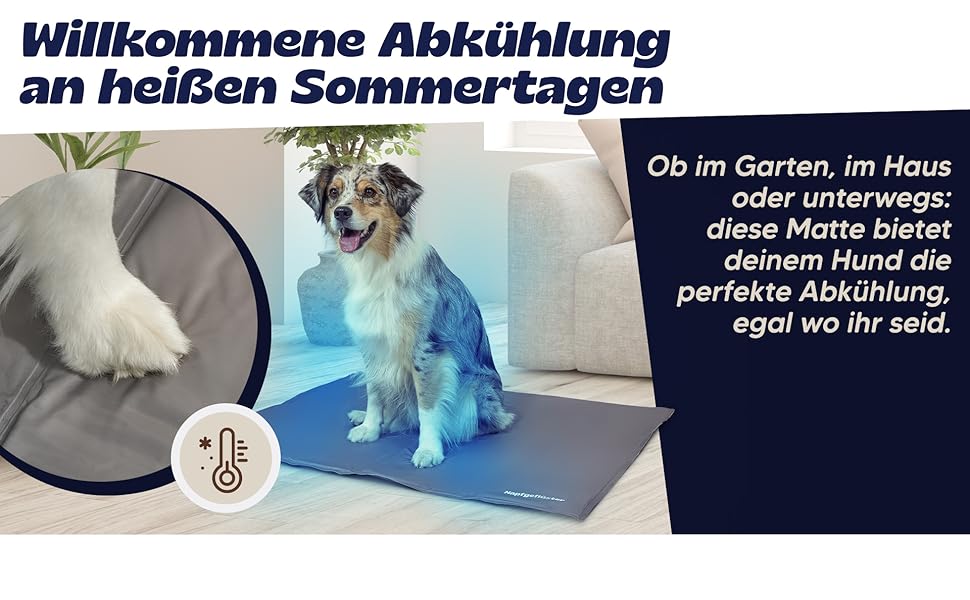 Килимок охолоджуючий для собак NALA, розмір S (65x50x1 см)