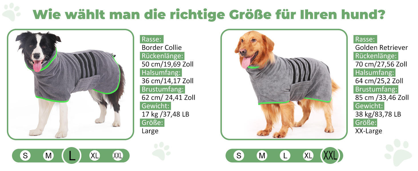 Рушник для собак, мікрофібра, середні та великі породи - сірий, швидко сохне, супер вбираючий, для собак та котів (чорний, M, сірий (зелена сторона))